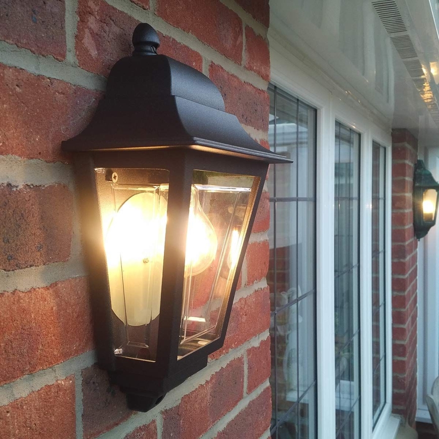 Elstead - Buitenmuurlamp DECO LANE 1xE27/60W/230V IP44 zwart